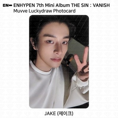 Enhypen 7th Mini The Sin : Vanish muvve Lucky Draw Photocard | eBay
