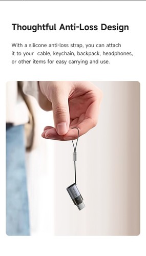 Mcdodo USB-C 60W Charging Metal Adapter with Indicator Lights Lanyard Anti Loss - 第 11/12 張圖片
