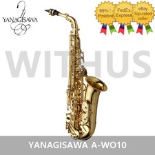 YANAGISAWA A-WO10 Professional Brass Alto Saxophone High F Japan