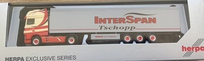 HERPA DAF XF 106 SSC E6 PEISCHL SCHUBBODEN SATTELZUG INTERSPAN TSCHOPP (CH)