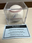 Jose Valverde Papa Grande Autographed signed baseball With Case