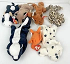 Lot of 7 Vintage Beanie Babies Nice Condition