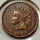 1897 Indian Head Cent - VF/XF Details: Damaged/Cleaned