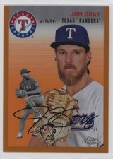 2023 Topps Chrome Platinum Anniversary Orange Refractor /25 Jon Gray #105 0q26