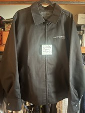 TTPD Taylor Swift Lined Work Jacket Size Large. Words On Front/Back Embroidered