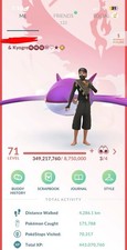 Pok mon GO Level 71 Game Account Shiny Collection w/ Legendary Pok mon