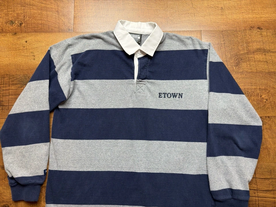 Camisa polo masculina bárbara vintage tamanho grande cinza azul colorblock - Imagem 2 de 4