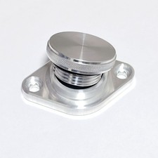 Bolt-on Billet Aluminum Engine Oil Filler Caps Short Natural New