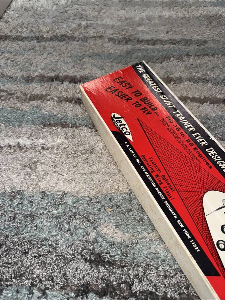 Avión RC Jetco Shark “15” Vintage Nuevo Madera Balsa Foto 4 de 4