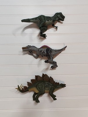 Kid Galaxy Poseable Dino Dinosaur Toy Figures Detail Kids Jurassic Lot Of 3
