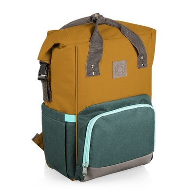 Picnic TIME OTG Roll-Top Cooler Backpack, Modern Backpack Cooler with 42-Can ...