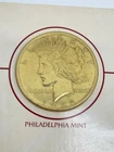 1922 P Peace Dollar 90% Silver Alexander Graham Bell Dies The Morgan Mint