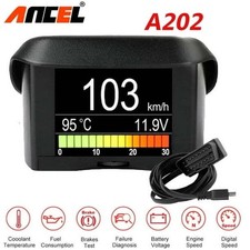 ANCEL A202 HUD OBD2 Fahrzeugcomputer mit digi...