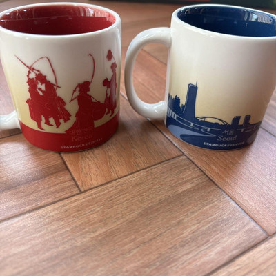 Seoul Korea Starbucks coffee MINI Mug Global Icon City 3oz