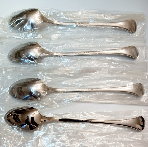 (4) NUEVAS cucharas de té heladas de acero inoxidable Oneida Community CAPRICE ~ Envío gratuito - Imagen 5 de 6