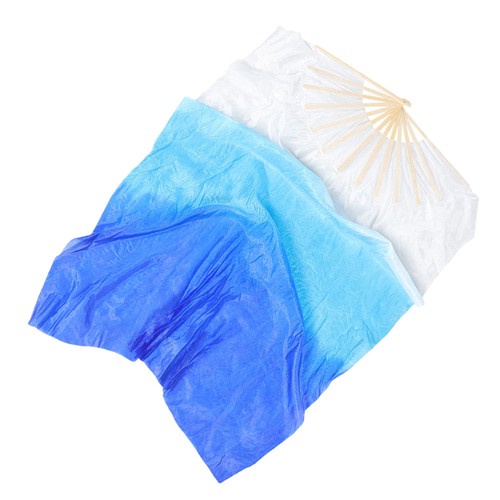 Hand Fan Veil Performance Fan Decor Performance Folding Fan Practice Dance Fan - Bild 7 von 12