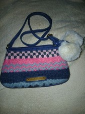 VTG Juicy Coutre USA Small Knitted Bag. Pom Pom Charms. New with Tags