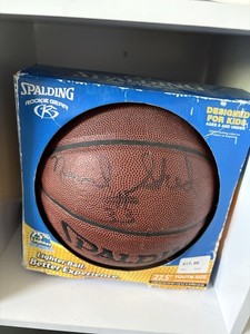 Neval Shed autographed basketball