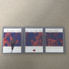 🔥  Michael Jordan 5 time NBA Finals MVP 1993-94 MJ1 MJ2 MJ3 Bulls Lot 3
