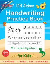 Handwriting Practice Book for Kids Ages 6-10 : Printing Workbook for Grades 1, 2