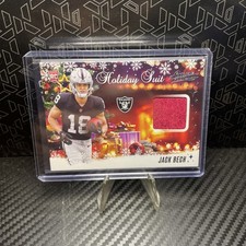 2025 PANINI ABSOLUTE JACK BECH HOLIDAY SUIT ROOKIE RELIC RAIDERS RC