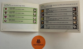 Faxanadu Nintendo Nes Game Instruction Manual UK Version