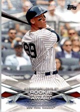 Aaron Judge 2018 Topps Rookie Of The Year Award #MLBA-B