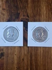 2- 1963 Franklin Half Dollars *SILVER *