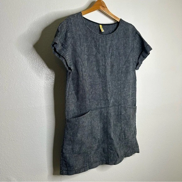 chinese dress ladies DRIFTER LINEN DRESS X FREE PEOPLE, hand made - MOMO NEW YORK
