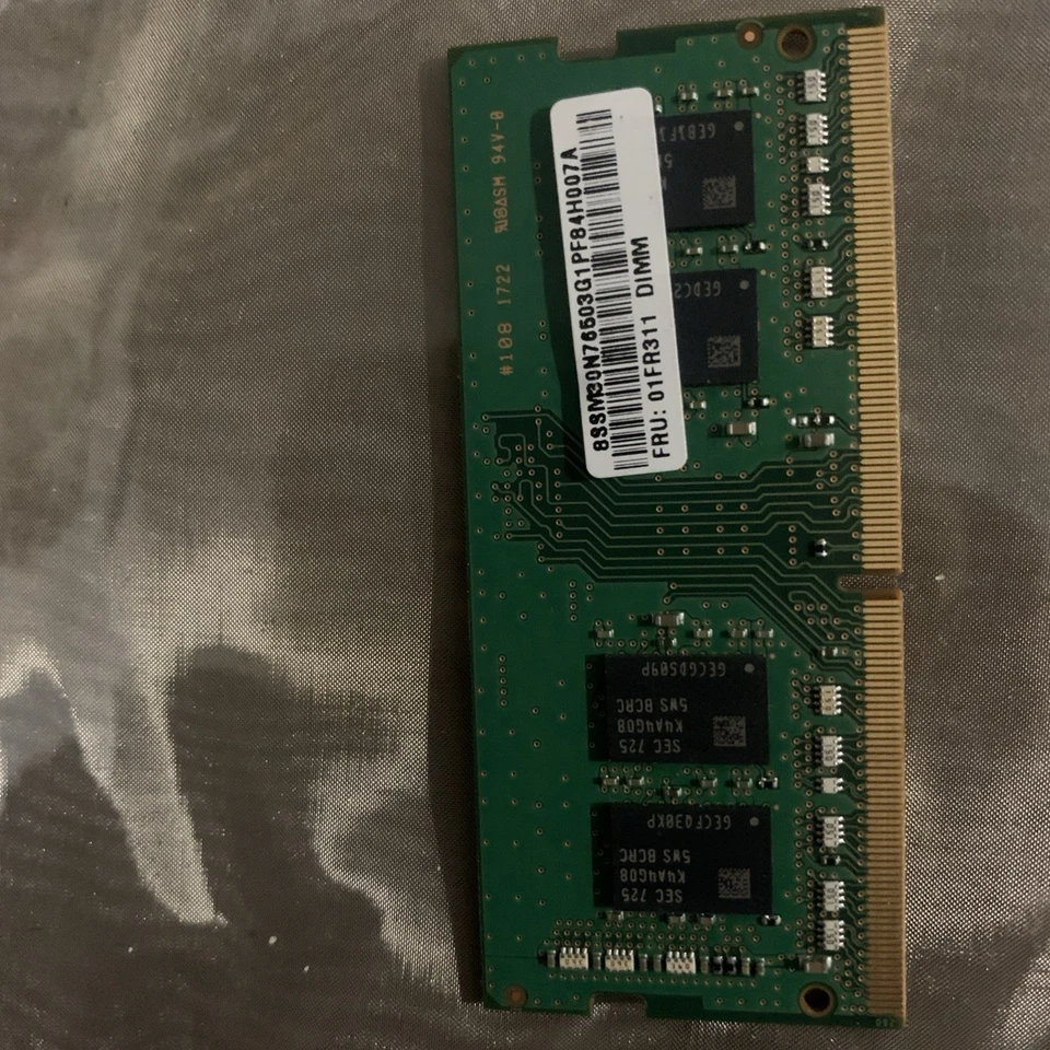Samsung 4Gb 1RX8 PC4-2400T-SA1-11 - Image 2 of 2