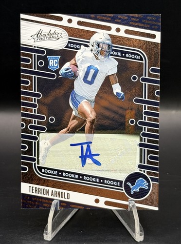 2024 Panini Absolute - Rookies Terrion Arnold #124 Signatures (AU, RC)