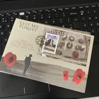 ISLE OF MAN 2008 FDC FIRST DAY COVER Lest We Forget 90 Years Remembrance U/A M/S