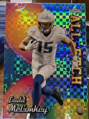 2024 Topps Chrome - All-Etch Ladd McConkey Rookie X-Fractor (RC) - Chargers