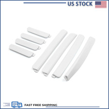 8pcs White Plastic Car Body Door Side Edge Anti-collision Guard Stri Color Whit 8pcs White Plastic Car Body Door Side Edge Anti-collision Guard Stri Color Whit