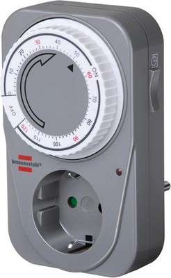 Countdown Timer MC 120, mechanische Timer-Steckdose (Timer für Steckdose mit Cou