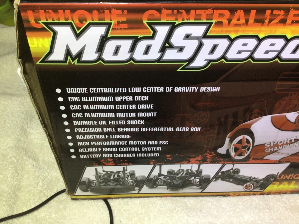 Exceed 1/10 Scale rc madspeed Drift king  Car in very good used condition - Image 3 of 4