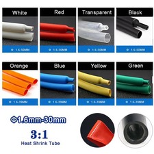Adhesive/Glue Lined Heatshrink Tubing  1.6mm-30mm 3:1 Ratio Heat Shrink Sleeving