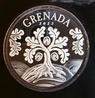 2022 Grenada Caribbean Central Bank Nutmeg Tree Rare-0.999 Silver 1 Oz Art Coin