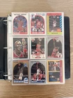 Binder of Michael Jordan Scottie Pippen Charles Barkley Cards 500+ Basketball
