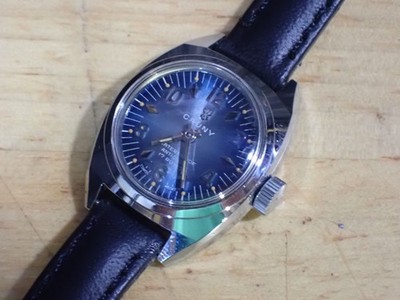 Cauny 17 Jewel Manual Wind Ladies Wristwatch good balance Stainless VG repair