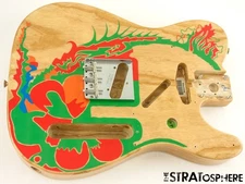 Fender Jimmy Page Telecaster BODY & HARDWARE, Tele Ash Natural w/ Artwork