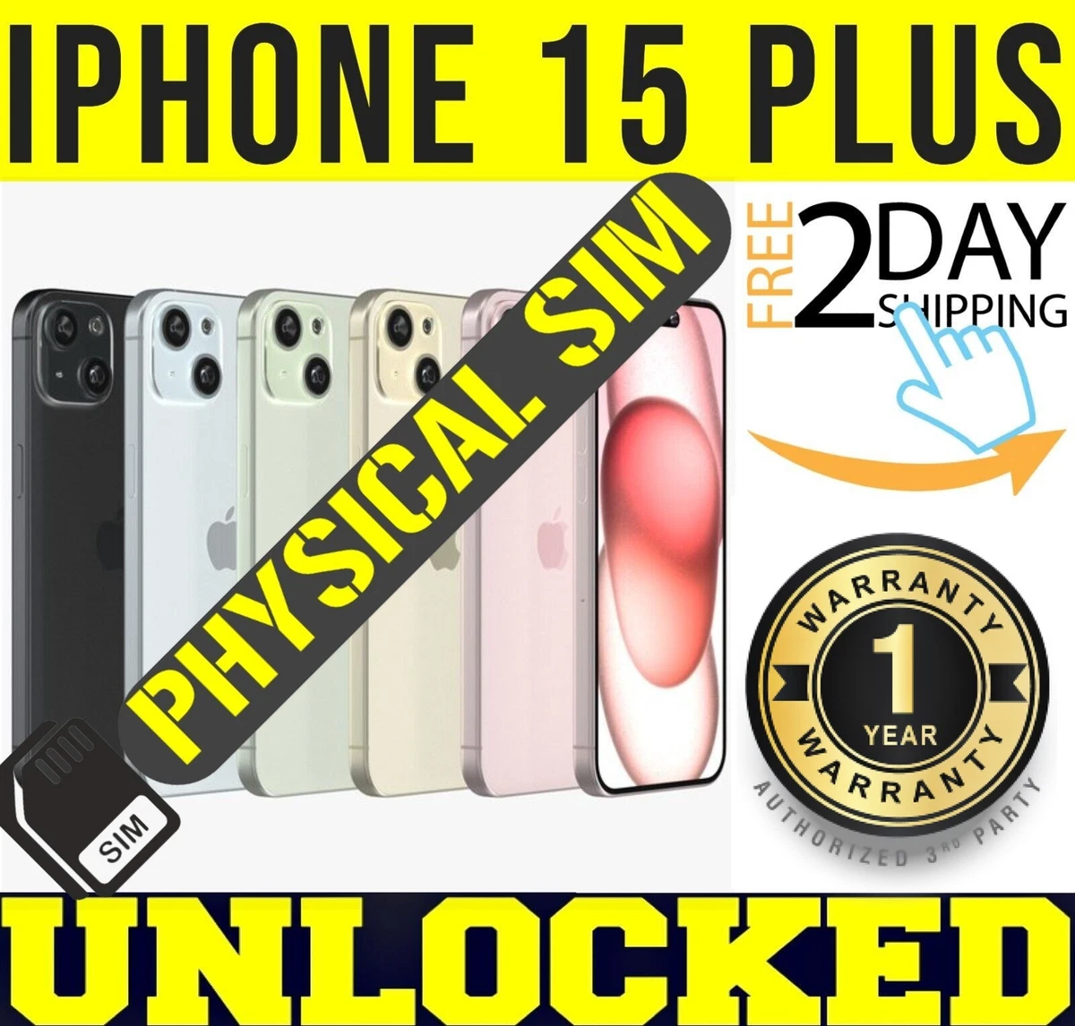 iPhone 15 Plus 128GB for Sale | Shop New & Used Cell Phones | eBay