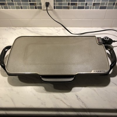 Presto 07062-22-Inch Ceramic Removable Handles Electric Griddle Preowned EC