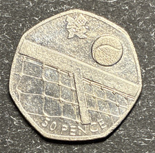 London 2012 Olympic Tennis 50p Circulated Coin Rarest #5 of 29 - Available on eBay