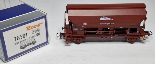 Roco H0 - 76581 Schwenkdachwagen "Bauart Tdgs"  DB "Jahreswagen 2014" ( MOBA ) | Condition: Gebraucht