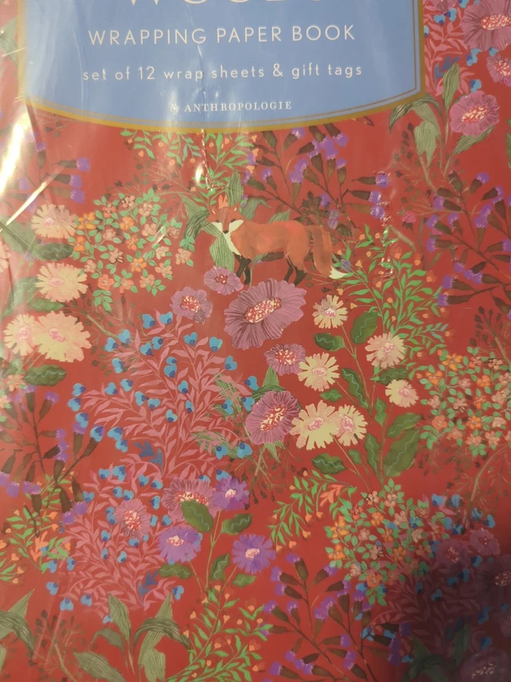 Anthropology Wrapping Paper Book Wandering Woods - Image 2 of 4