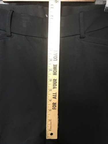 Ava Viv Pants Womens 14W Black Career Dress Stretch Ladies Plus Tapered - Picture 8 of 16
