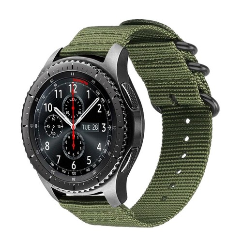 22 mm robustes Nylon Uhrenband Sportarmband für Samsung Gear S3 Classic Frontier - Bild 4 von 29