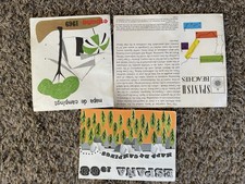 3 brochures touristiques anciennes années 60 d'Espagne, 1 plages, 2 cartes camping