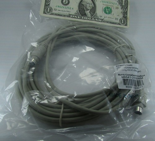 M8541-2506MM 25' MD6M/MD6M PS/2 Keyboard Extension Cable UPC 800991153217 - Picture 1 of 7